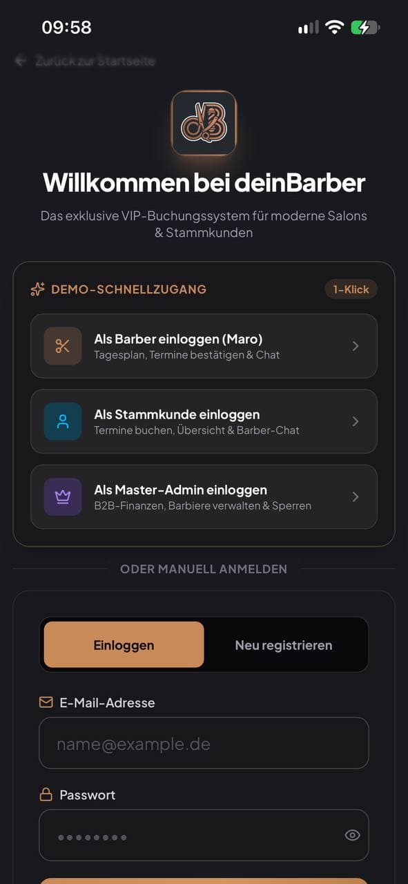 deinBarber Salon Ansicht